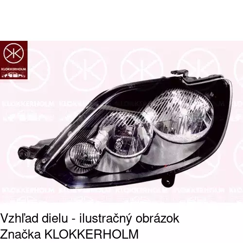 Hlavný reflektor POLCAR 951910-H - obr. 1