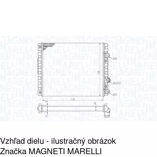 Chladiče vody POLCAR 9524081X - obr. 1