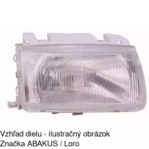 Hlavný reflektor 9524101E /POLCAR/ - obr. 3