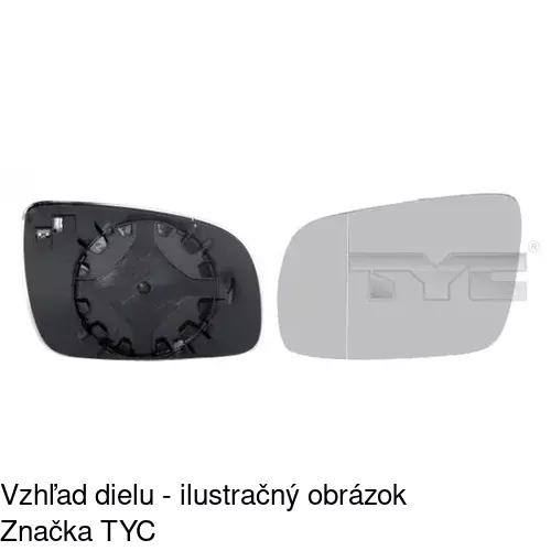 Vonkajšie zrkadlo POLCAR 9525514E - obr. 2