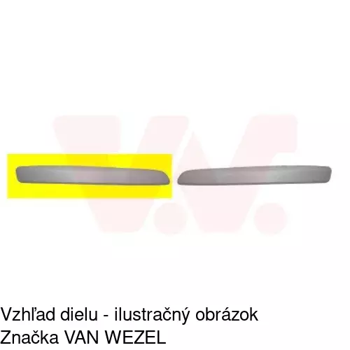 Lišta nárazníka POLCAR 95270718J - obr. 4