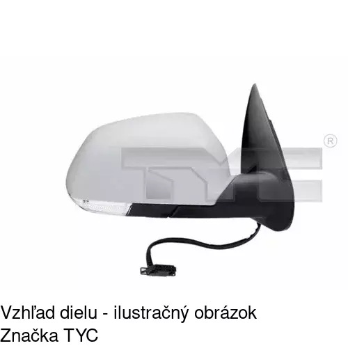 Vonkajšie zrkadlo POLCAR 9527527E - obr. 5