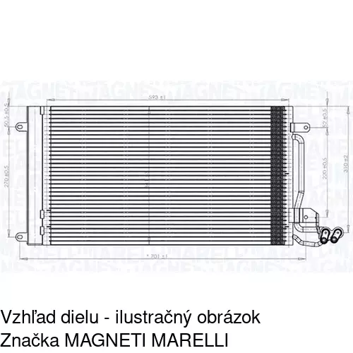 Chladiče klimatizácie POLCAR 9533K81X - obr. 1