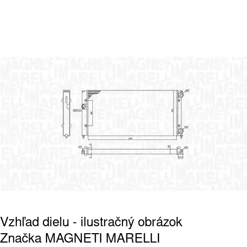 Chladiče vody POLCAR 953808-4 - obr. 2