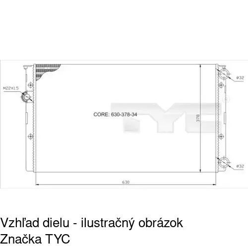 Chladiče vody POLCAR 953808-8