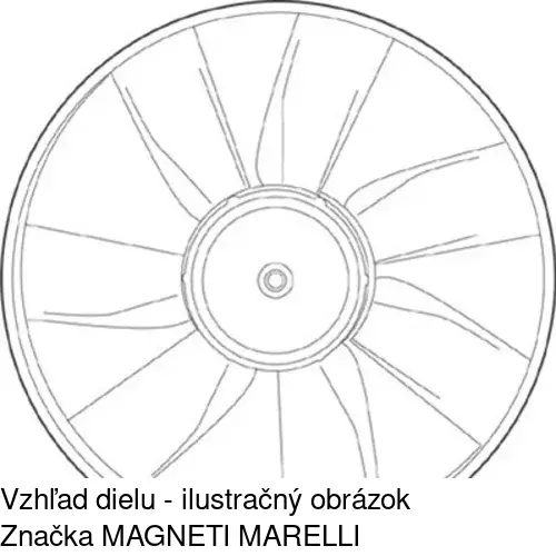 Ventilátor bez krytu / podpery POLCAR 953823U2 - obr. 4