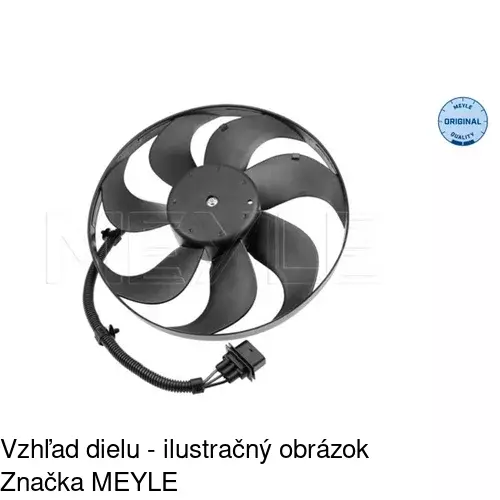 Ventilátor bez krytu / podpery POLCAR 954123U2 - obr. 3