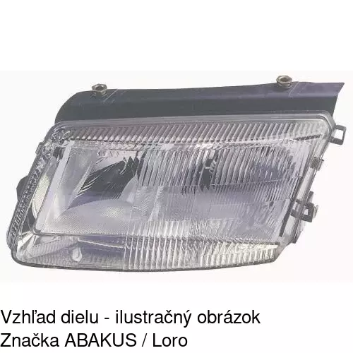 Hlavný reflektor POLCAR 9548090E - obr. 5