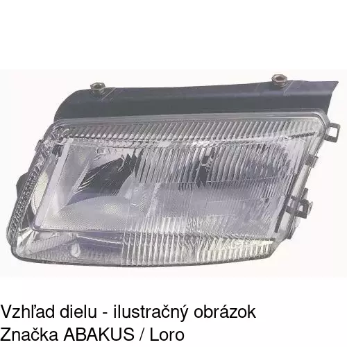 Hlavný reflektor POLCAR 9548091E - obr. 4