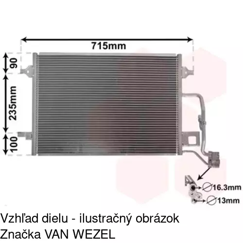 Chladiče klimatizácie POLCAR 9549K8C1