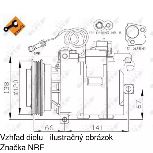 Kompresor AC POLCAR 9549KS-1