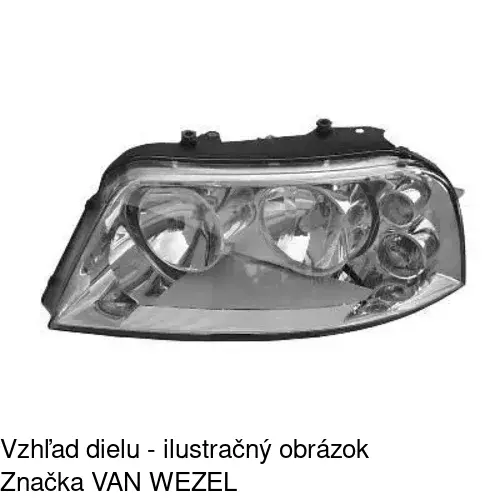 Hlavný reflektor POLCAR 955110-E - obr. 5