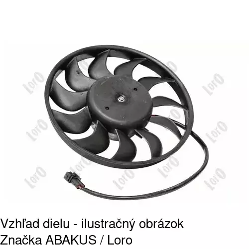 Ventilátor bez krytu / podpery POLCAR 956623U1 - obr. 5