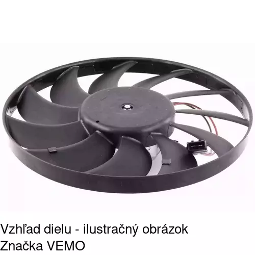 Ventilátor bez krytu / podpery 956623U7 /POLCAR/ - obr. 4