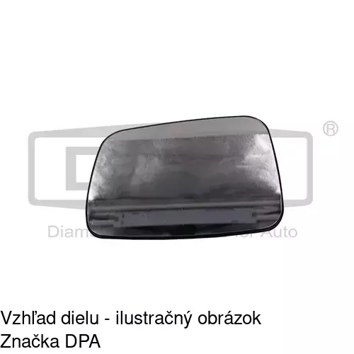 Vonkajšie zrkadlo POLCAR 9566524E - obr. 1