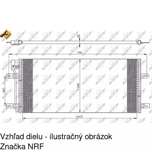 Chladiče klimatizácie POLCAR 9566K8C2 - obr. 1