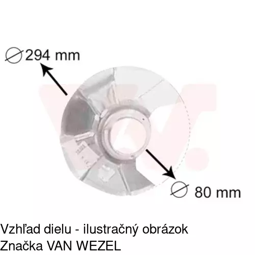 Brzdovy štít POLCAR 9566OT10 - obr. 3