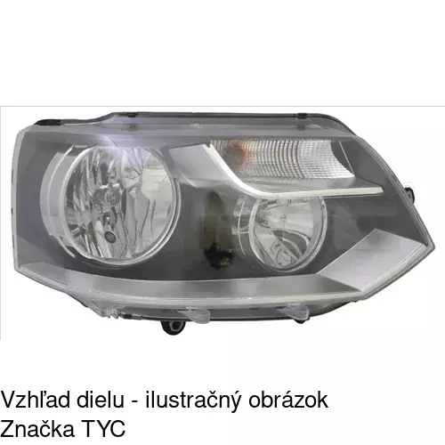 Hlavný reflektor POLCAR 956909-U