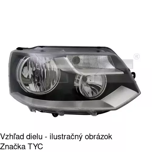 Hlavný reflektor POLCAR 956909-U - obr. 1