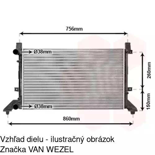 Chladiče vody POLCAR 957108B1 - obr. 4