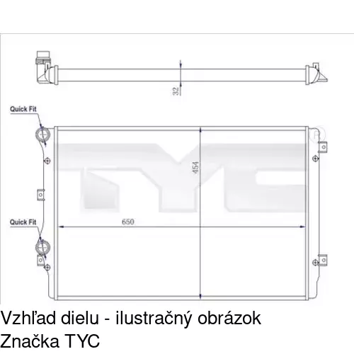 Chladiče vody POLCAR 957508-1 - obr. 2