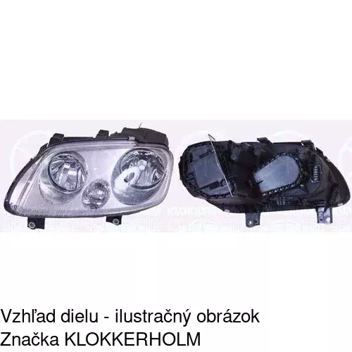 Hlavný reflektor POLCAR 9575091E