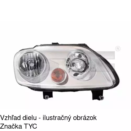 Hlavný reflektor POLCAR 957510-T - obr. 1