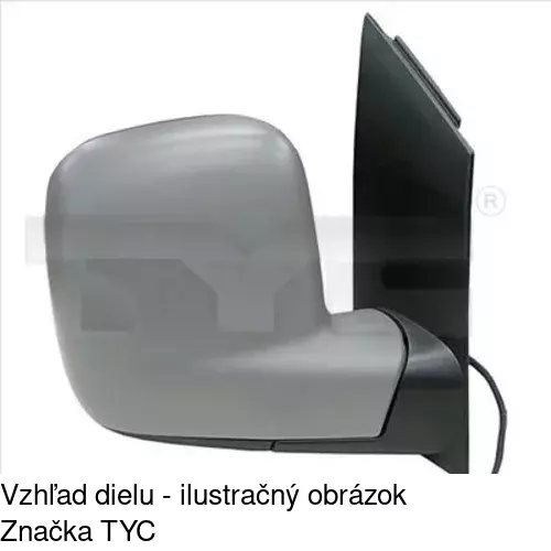 Vonkajšie zrkadlo POLCAR 9575515E - obr. 3