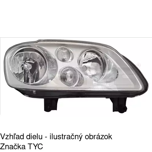 Hlavný reflektor POLCAR 9578090E - obr. 2