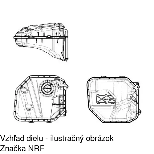 Nádržky vyrovnávacie 9580ZB-1 /POLCAR/ - obr. 1