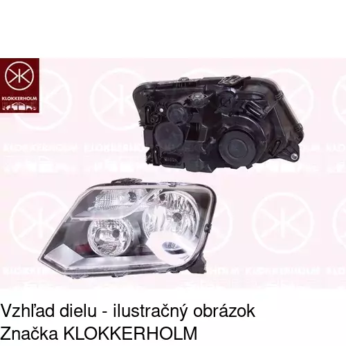 Hlavný reflektor POLCAR 95P110-V - obr. 1