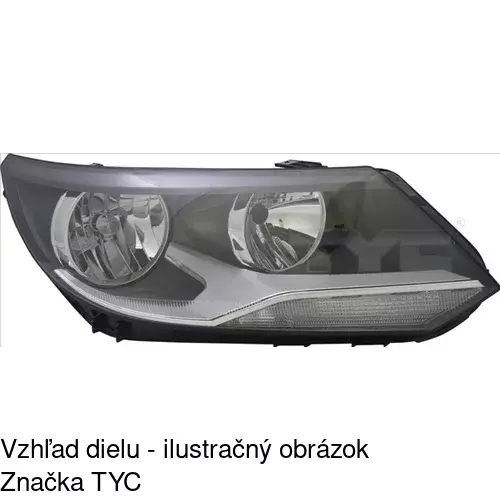 Hlavný reflektor POLCAR 95X109-E