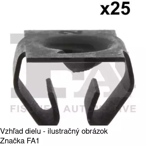 Montážny plech POLCAR RX16305 - obr. 1