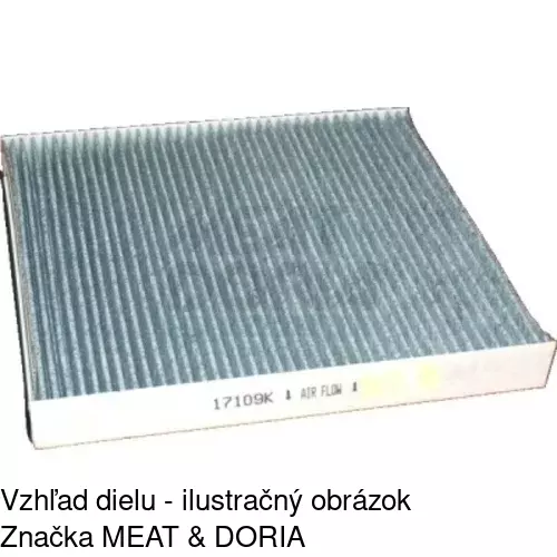 Kabínový filter s uhlíkom POLCAR S11-1008 - obr. 5