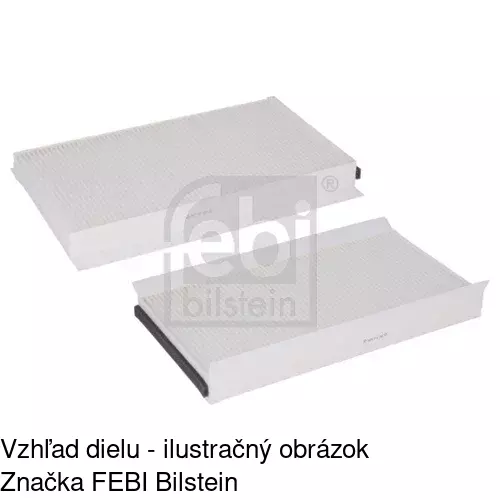 Kabínový filter s uhlíkom POLCAR S11-1018 - obr. 2