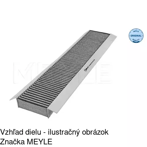 Kabínový filter s uhlíkom POLCAR S11-1021 - obr. 4