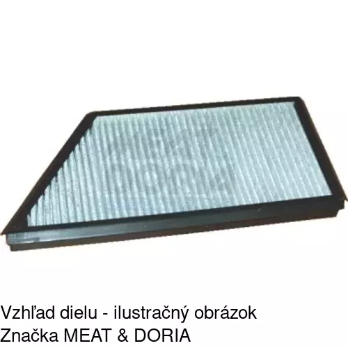 Kabínový filter s uhlíkom POLCAR S11-1034 - obr. 2