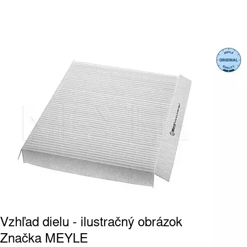 Kabínový filter s uhlíkom POLCAR S11-1048 - obr. 2