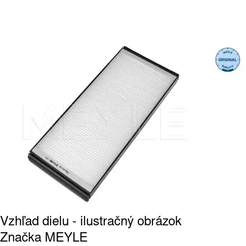 Kabínový filter s uhlíkom POLCAR S11-1083 - obr. 1