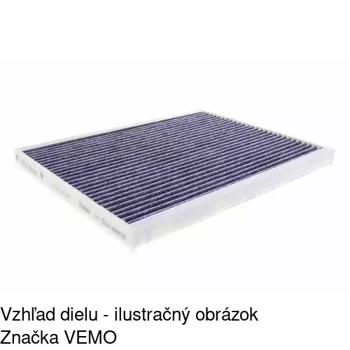 Kabínový filter s uhlíkom POLCAR S11-1085 - obr. 1