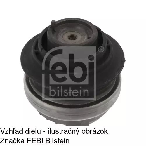 Silentblok motora POLCAR S2250041 - obr. 3