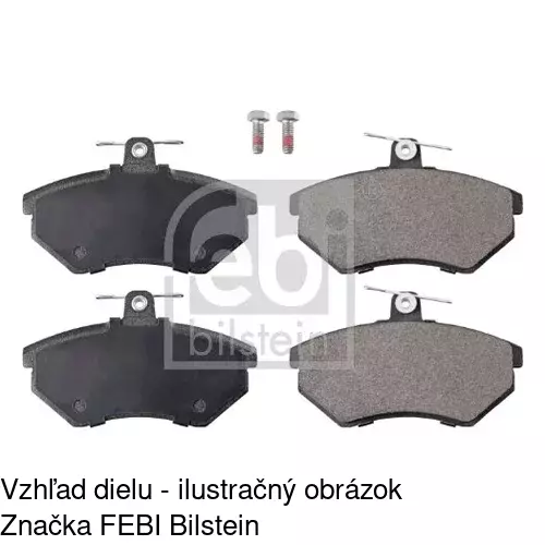 Brzdové dosky POLCAR S70-0037 - obr. 2