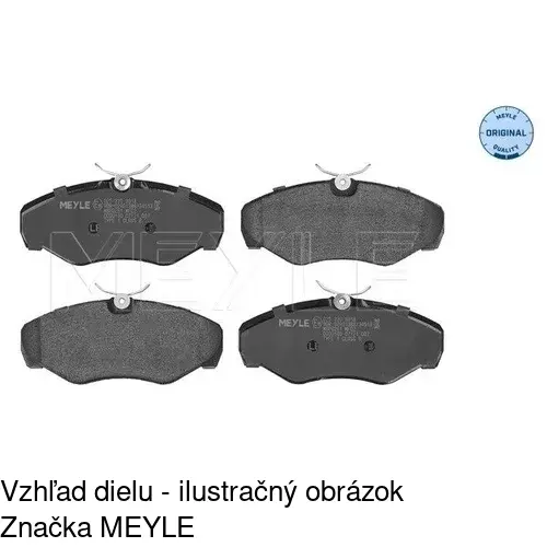 Brzdové dosky POLCAR S70-0091 - obr. 3