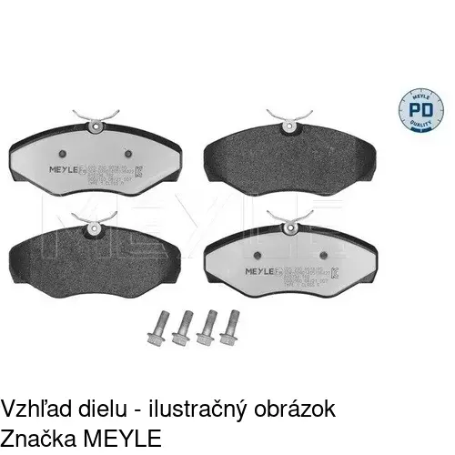 Brzdové dosky POLCAR S70-0091 - obr. 4