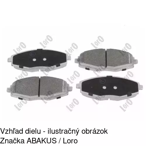 Brzdové dosky POLCAR S70-0096 - obr. 5