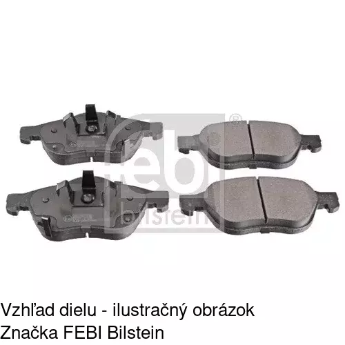 Brzdové dosky POLCAR S70-0098