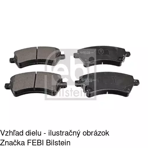 Brzdové dosky POLCAR S70-0100