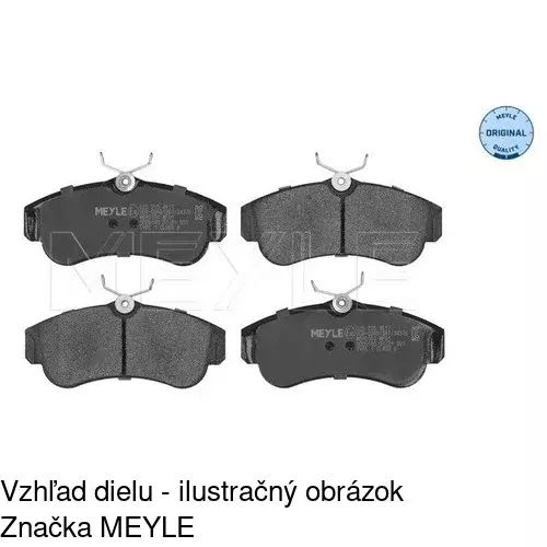 Brzdové dosky POLCAR S70-0106 - obr. 5