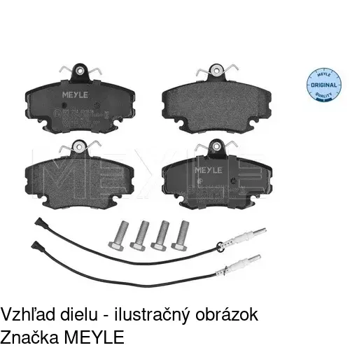 Brzdové dosky POLCAR S70-0138 - obr. 4