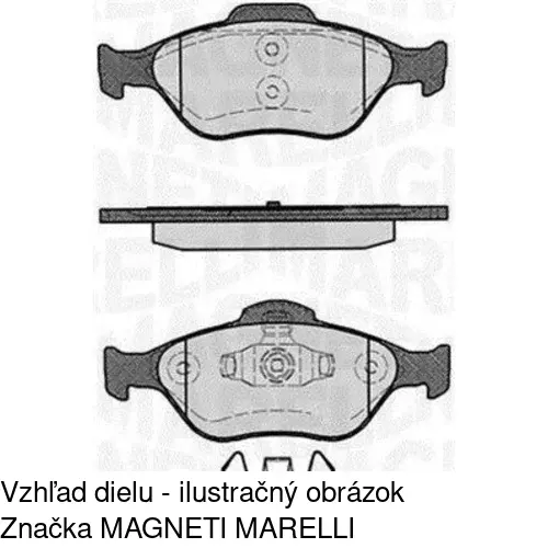 Brzdové dosky POLCAR S70-0190 - obr. 5